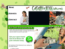 Tablet Screenshot of getcashforjunkcars.com